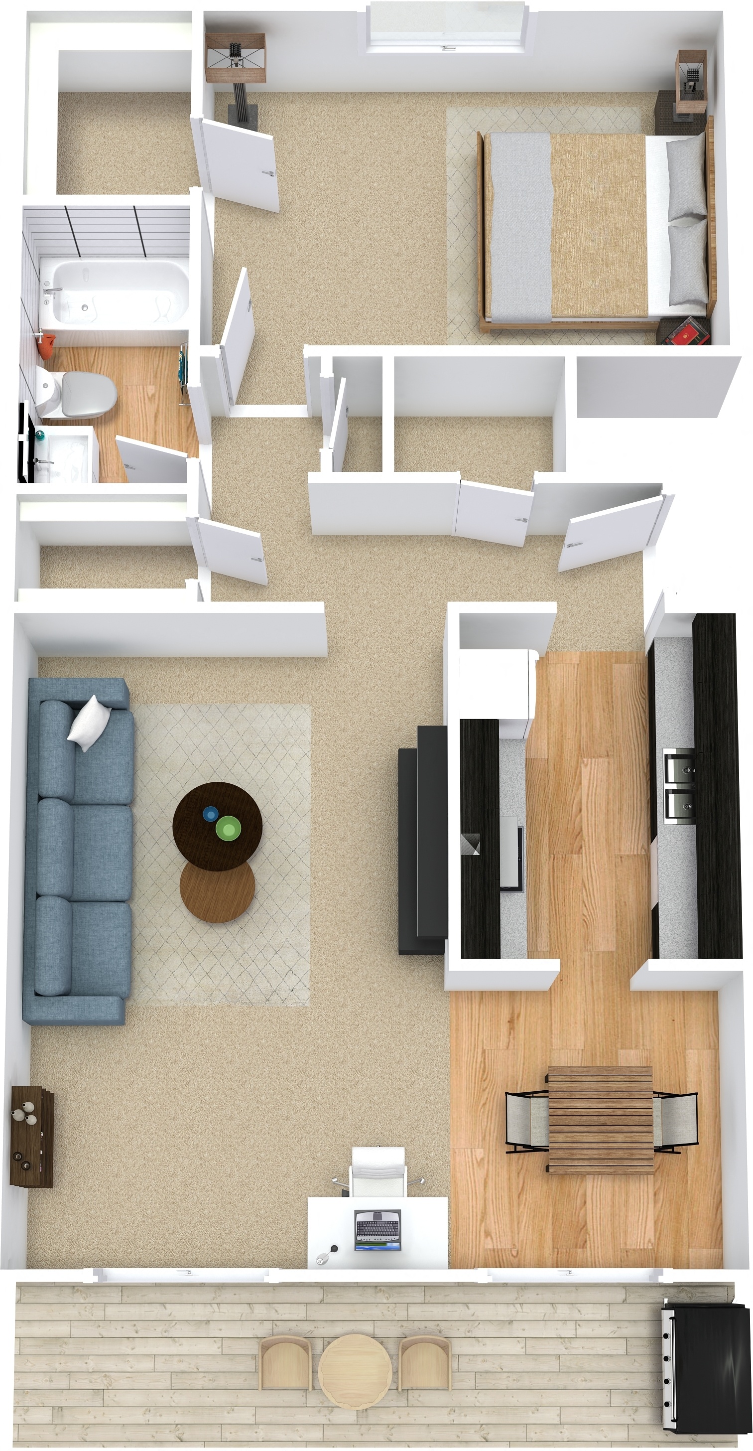 Weston Park Apartments, Des Moines, Iowa A1